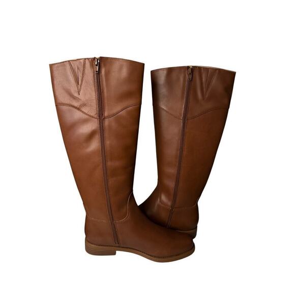 Giani Bernini NEW Sandraa Knee High Riding Boots Cognac Equestrian Size 10 - Picture 6 of 10